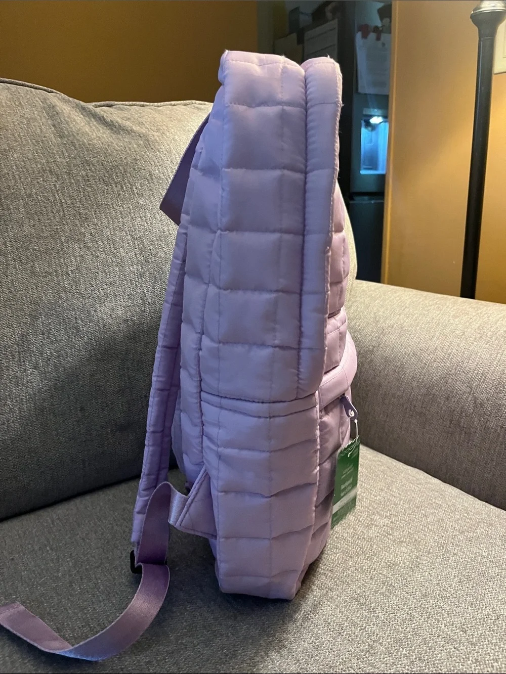 Ashland Quilted Lilac Backpack